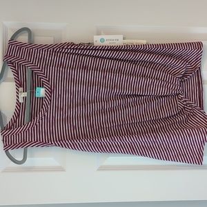NWT Nine Britton Burgundy Twist Front Tank Medium (Stitch Fix)
